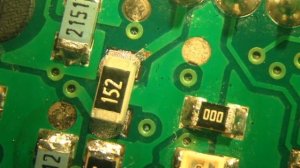 Пайка smd резистора
