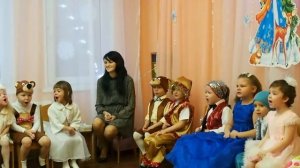 Дед мороз, Дюдюка и снегурочка