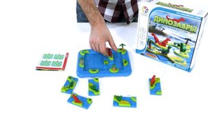 Логическая настольная игра "Динозавры. Таинственные острова" Smart Games Bondibon