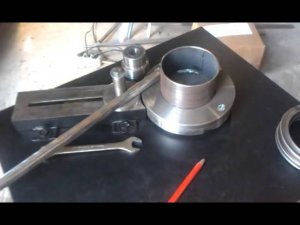 Кованные изделия. Ковка, Трубогиб "Улитка" Гибка профильной трубы 15х15х1.5 мм в кольцо