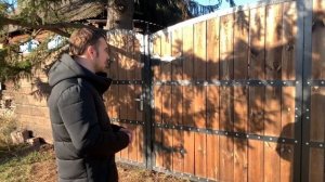 Распашные ворота, отзыв клиента 2