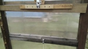 Установка проветривателя теплицы с Али экспресс на большие окна.