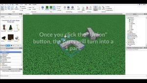 How To Merge Parts in Roblox Studio