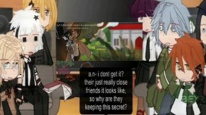 "BSD react to Souheki"//bungo stray dogs (BSD)//Souheki angst/fluff//ADA and PM