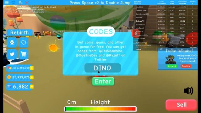 Roblox [?VOID EGG?] ? Balloon Simulator (1 code) смотреть онлайн