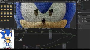 Sonic Speed model FULL PROCESS Blender 3.1