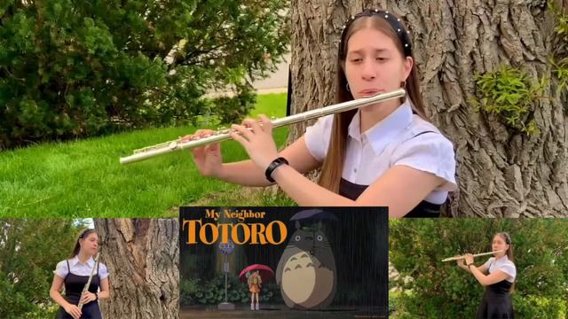 Path of the Wind - My Neighbor Totoro - Flute Quartet смотреть онлайн