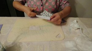 Декупаж на вате, ватном полотне  и нетканой салфетке. Мастер класс.
