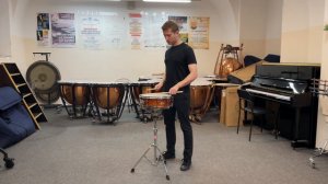 Бент Лиллофф - «Архус этюд» № 9 - Янай Егудин (малый барабан)