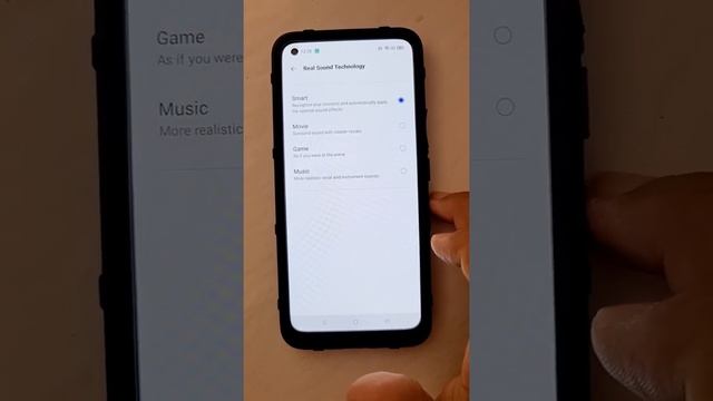 realme 8 pro real sound settings