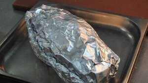 Утка в фольге