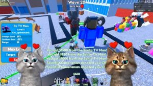 ВЗЯЛА АККАУНТ У КОТИКА ИГРОМАНА и ПРОШЛИ НАЙТМАР МОД ВСЕГО в 2 ЮНИТА в Toilet Tower Defense Roblox