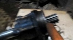 УСТРАНЕНИЕ ОСЕВОГО ЛЮФТА ПОЛУОСИ  МОТОБЛОКА.