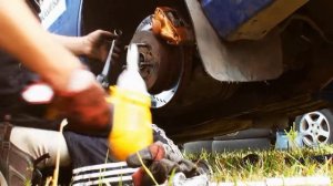 замена привода на Субару STI