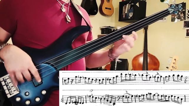 Armando's rhumba - Jean-Luc Ponty violin solo (bass transcription) смотреть онлайн
