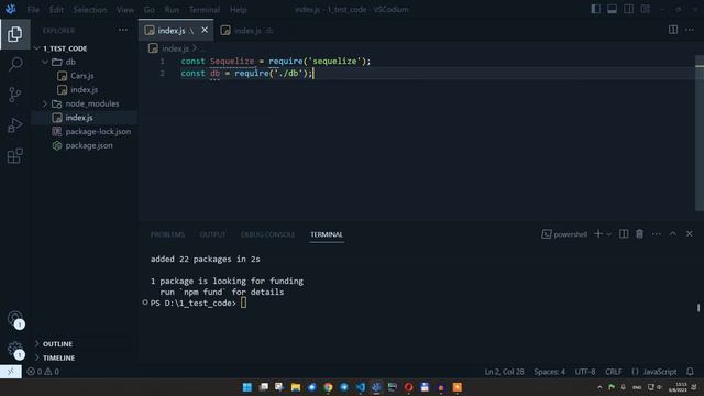 Node.js и MySQL через ORM. Применяем Sequelize для запросов в базу данных смотреть онлайн