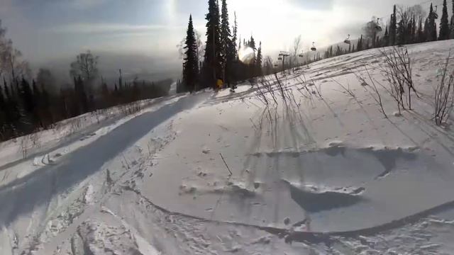 50 падений за 8 часов - все тяготы обучения катанию на жёстком сноуборде, бонусная видео-компиляция смотреть онлайн