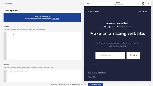 Loading jQuery onto Squarespace смотреть онлайн