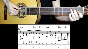 Susanna - Adriano Celentano (Suzanne - VOF de Kunst) | На гитаре | Ноты Табы Разбор