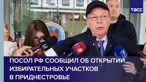 Посол РФ сообщил об открытии избирательных участков в Приднестровье