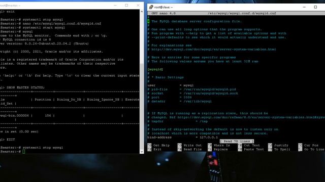 Replicação de banco de dados MySQL 8 (MASTER e SLAVE) смотреть онлайн