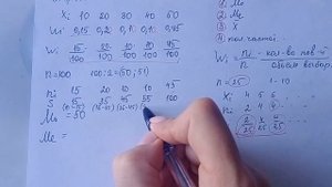 Полигон частот, таблица частот(относительных частот).стр 131√4.4#8класс