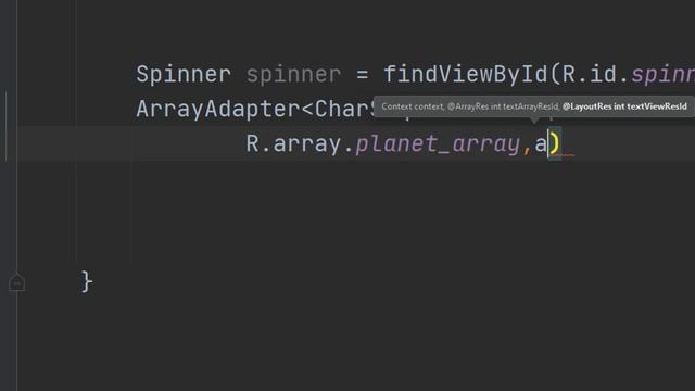 Spinner in Android Studio - Mastering Android Course #31