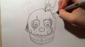 How to draw Springtrap from Five Nights at Freddy's FNAF step by step drawing lesson