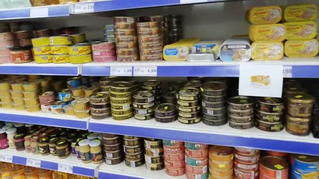 Русский магазин С&М в Дюссельдорфе.
