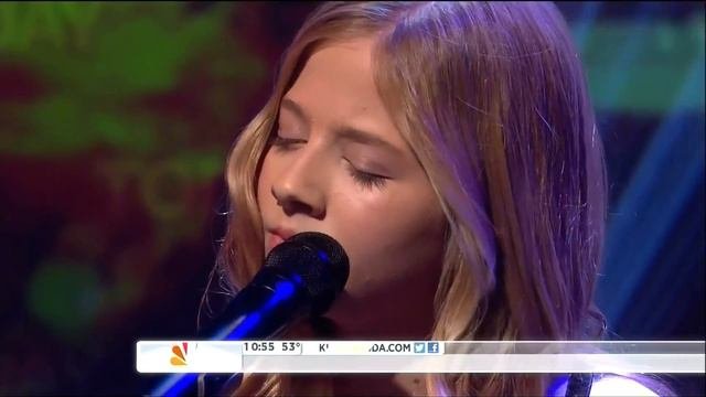 Jackie Evancho  ,HD,singing Se From Cinema Paradiso ,live Today Show,HD 1080p