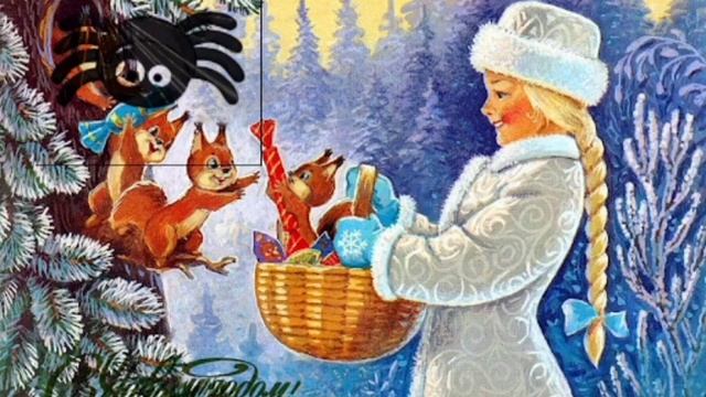 ПАУЧОК. Сказка про паучка, который  полюбил Новый год. Детская #сказка про паучка