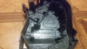 Сборка модуля печки замена радиатора на медный  радиатор Mazda demio dw3w Левый руль