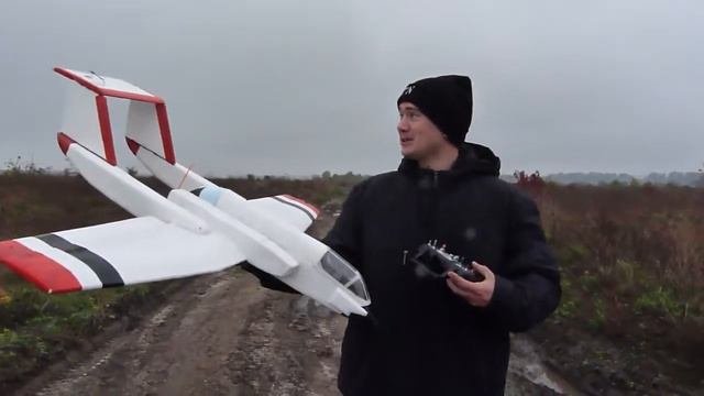 Последний полет двухбалочного самолета (краш тест самолета)