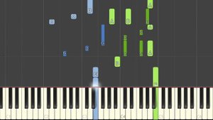 My Immortal (Evanescence) Synthesia Piano Tutorial - complete structure, 75bpm