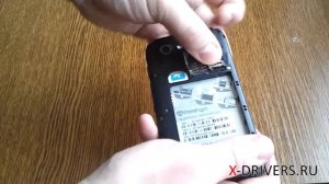 Как вставить SIM-карту в Prestigio 4300 DUO (X-DRIVERS.RU)