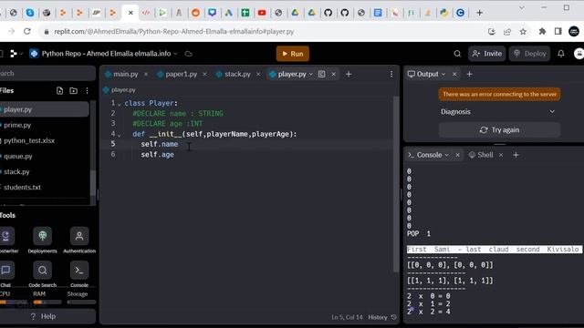 9618 - Python Video Tutorial Class 4 (Part 4 - OOP Constructor + Private Variables  ) - Python Tuto