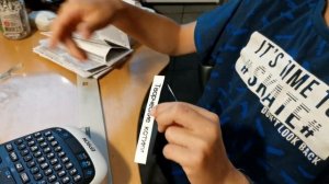 Распаковка и тестирование принтера Epson LW-400