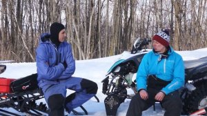 Сноурайдер сноубайк и квадроцикл на гусенице