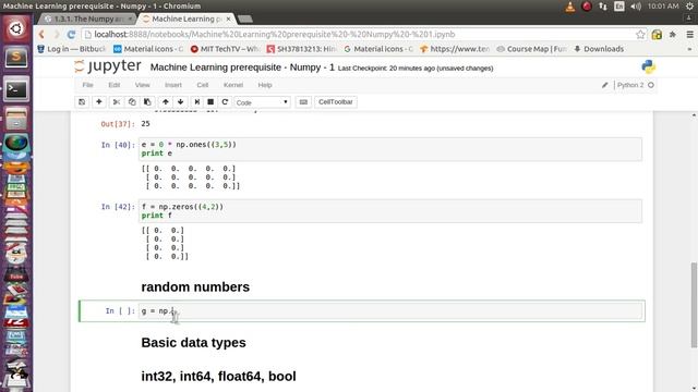 Machine Learning prerequisites Numpy - 1 смотреть онлайн