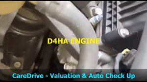 HYUNDAI TUCSON DIESEL VIN / CHASSIS NUMBER LOCATION / D4HA ENGINE NUMBER LOCATION