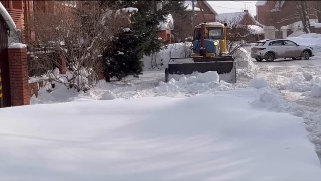 ДТ-75–испытание снегом????"ЗИМА В РОССИИ//WINTER IN RUSSIA" DT-75---SNOW TEST смотреть онлайн