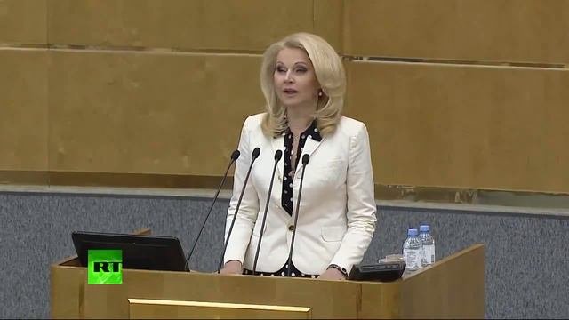 Голикова расплакалась на выступлении в Государственной думе РФ. Слезы, Голикова и Морриконе.
