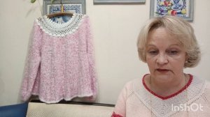 Джемпер"Метелица" из хлопковой травки.