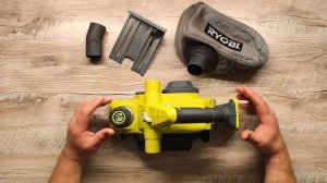 Аккумуляторный рубанок Ryobi ONE+ R18PL !Очень удобный и компактный !Подошва 82 мм ! 11000 оборотов