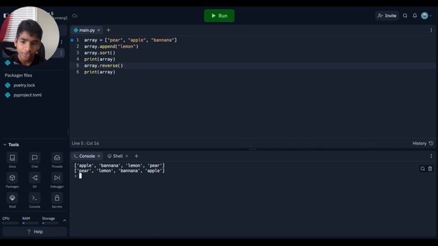 Python Lesson 5 , LIST Deep Dive