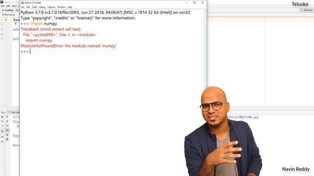 #28 Python Tutorial for Beginners | Why Numpy? Installing Numpy in Pycharm
