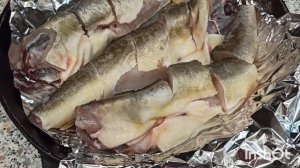 Готовим Навагу.Вкусная морская рыба с овощами.