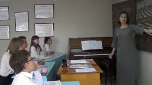 Открытый урок сольфеджио 5 класс. Пряничникова Ю. Л.