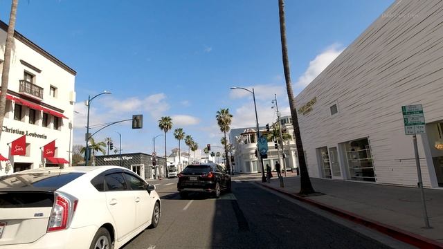 Driving Downtown - Beverly Hills 4K - Los Angeles - California - USA | Rodeo Drive