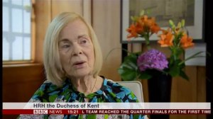 The Duchess of Kent on Wimbledon & Jana Novotná (UK) - BBC News - 2nd July 2018